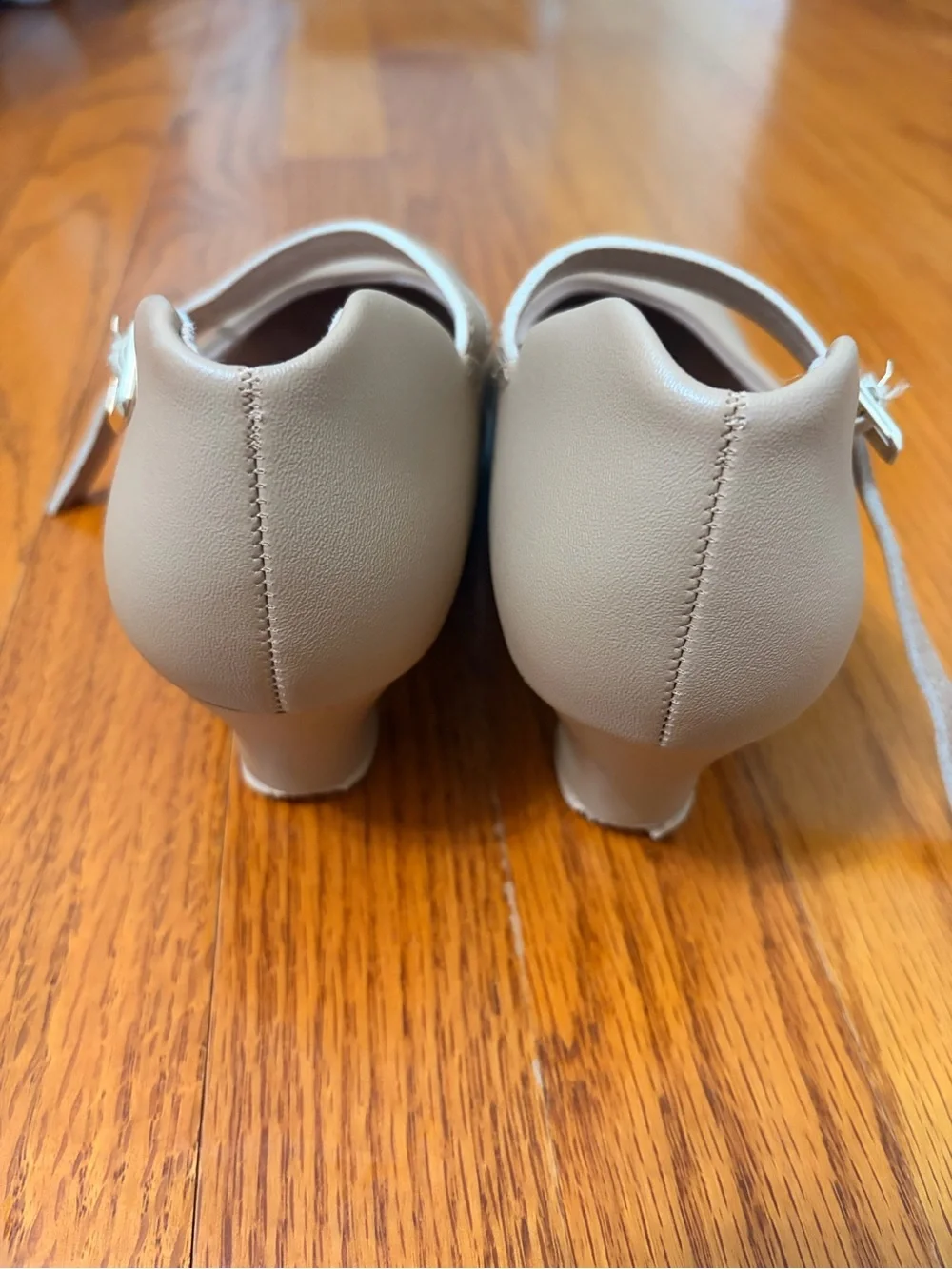 Amazon Girls' Beige Mary Jane Dress Shoes